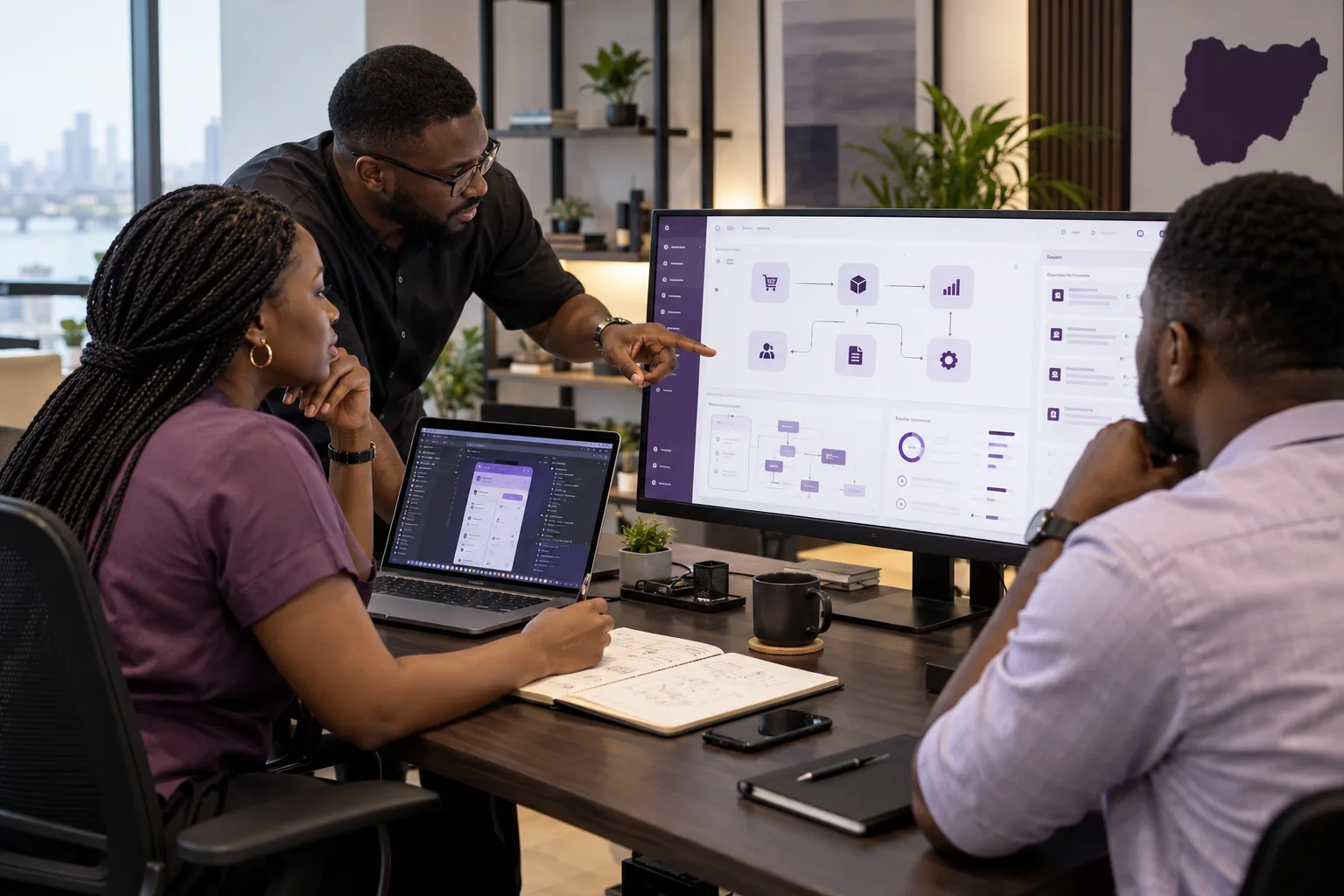 Custom ERP implementation team