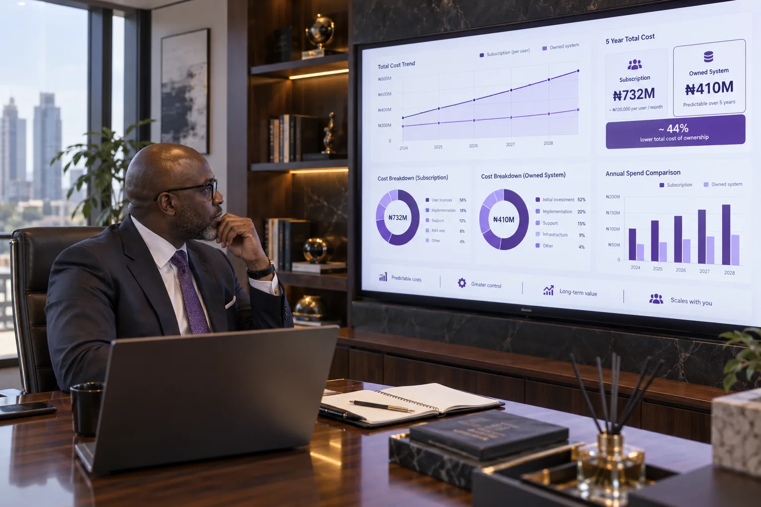 ERP cost and ownership decision